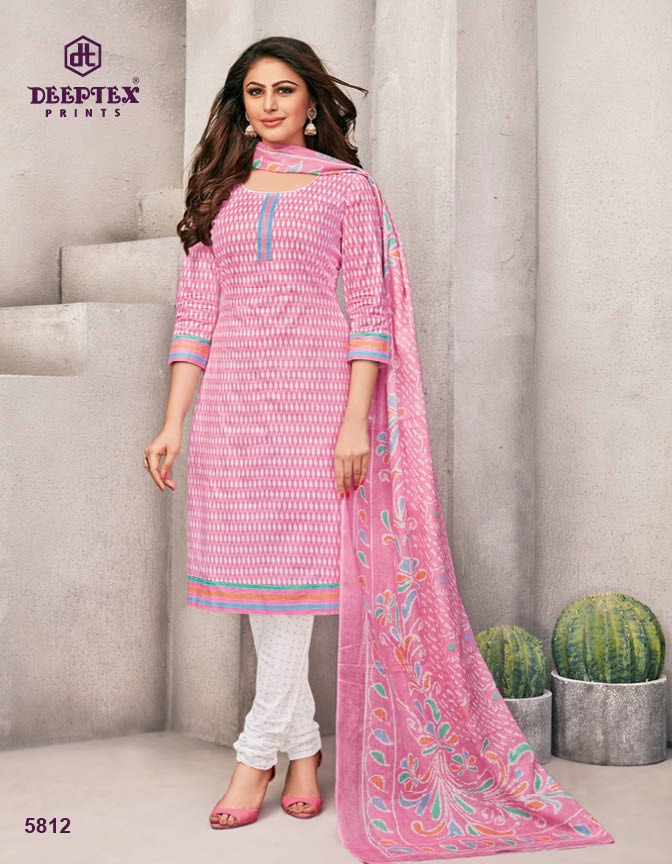 DeeptexMiss India Vol58 Cotton Unstich Dress Material